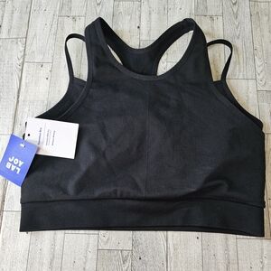 Women's Joy Lab Black Racerback Sports Bra Size XXL